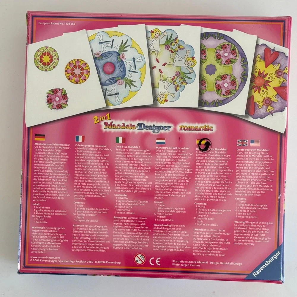Ravensburger Romantic Mandala Designer‎ Kit - Pink and Blue